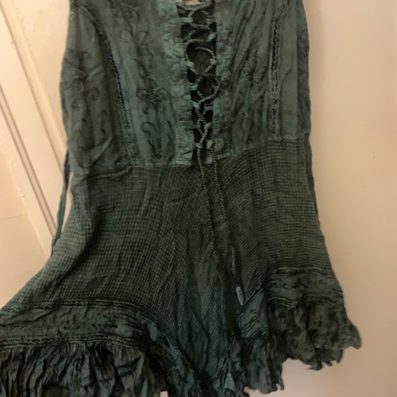 Blue fairycore y2k witchy dress/shirt - Picture 2 of 5